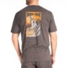 Heathered Charcoal - Golden Brown